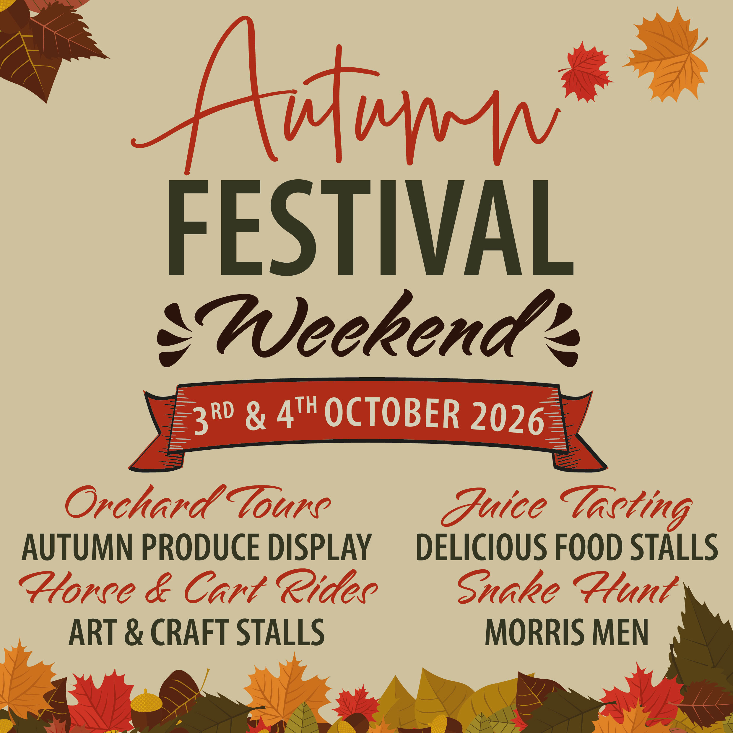 Autumn Festival Weekend 2026