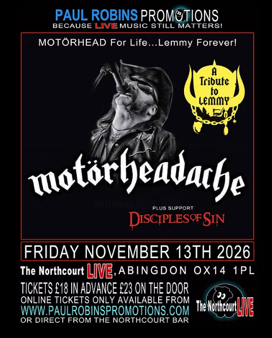 MOTÖRHEADACHE + DISCIPLES OF SIN